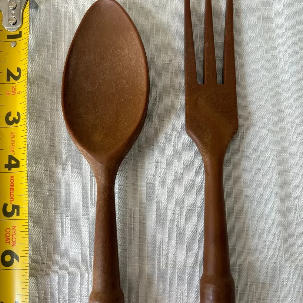 Vintage Walt Disney Salad Spoon and Fork‎